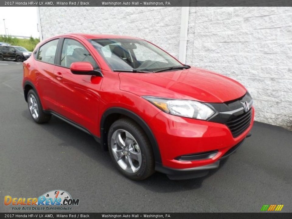 2017 Honda HR-V LX AWD Milano Red / Black Photo #1