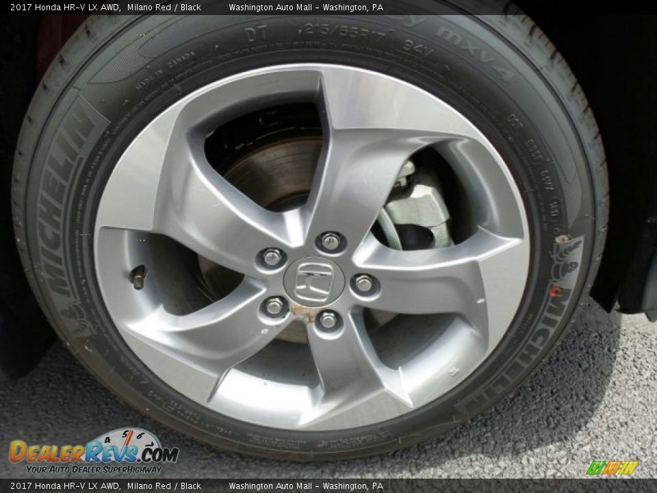 2017 Honda HR-V LX AWD Milano Red / Black Photo #3