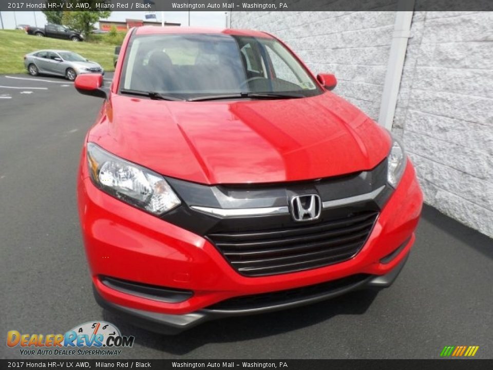 2017 Honda HR-V LX AWD Milano Red / Black Photo #4