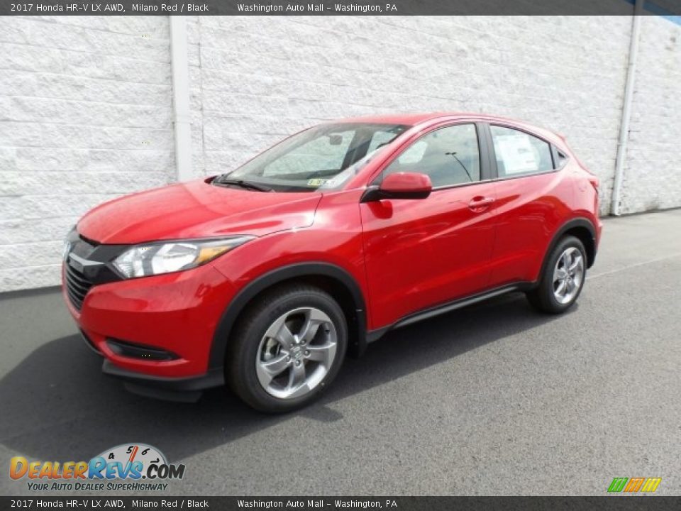 2017 Honda HR-V LX AWD Milano Red / Black Photo #5