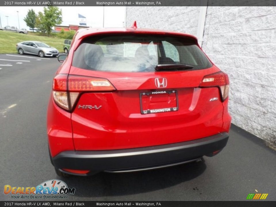 2017 Honda HR-V LX AWD Milano Red / Black Photo #7