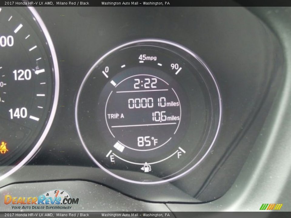 2017 Honda HR-V LX AWD Milano Red / Black Photo #10