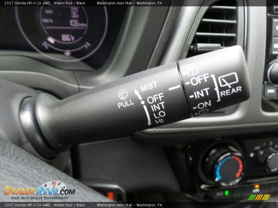 2017 Honda HR-V LX AWD Milano Red / Black Photo #16