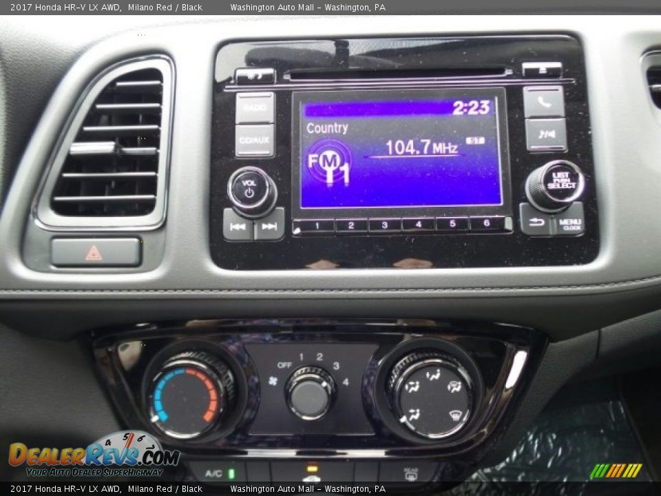 2017 Honda HR-V LX AWD Milano Red / Black Photo #17