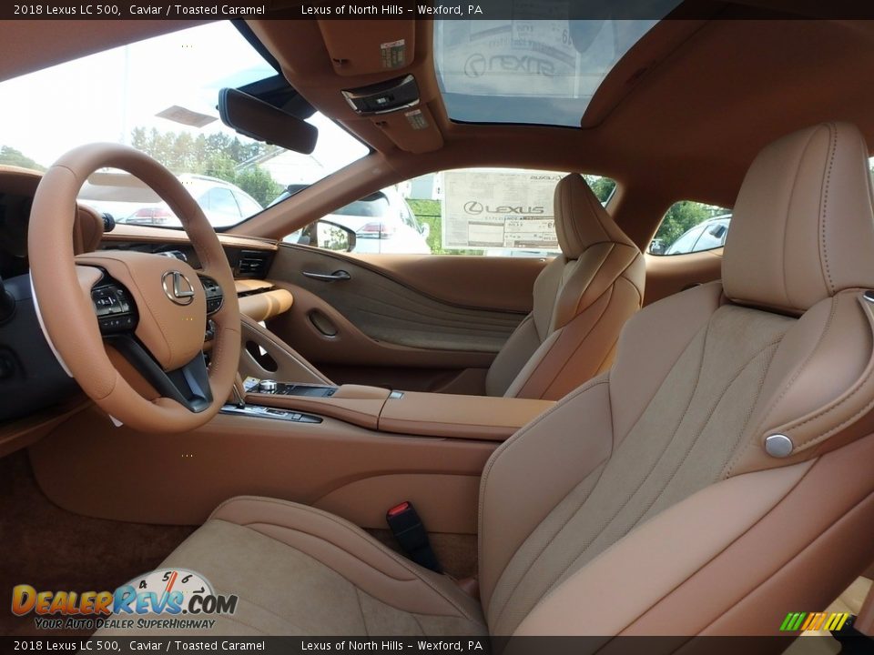 Toasted Caramel Interior - 2018 Lexus LC 500 Photo #7