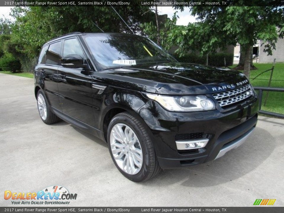 2017 Land Rover Range Rover Sport HSE Santorini Black / Ebony/Ebony Photo #2