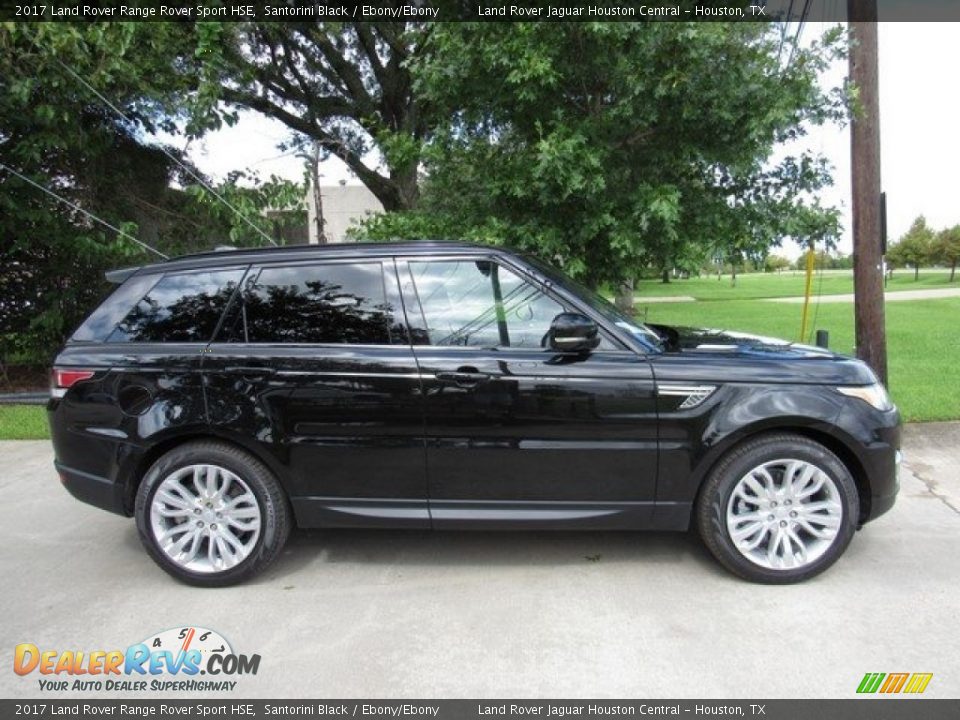 2017 Land Rover Range Rover Sport HSE Santorini Black / Ebony/Ebony Photo #6