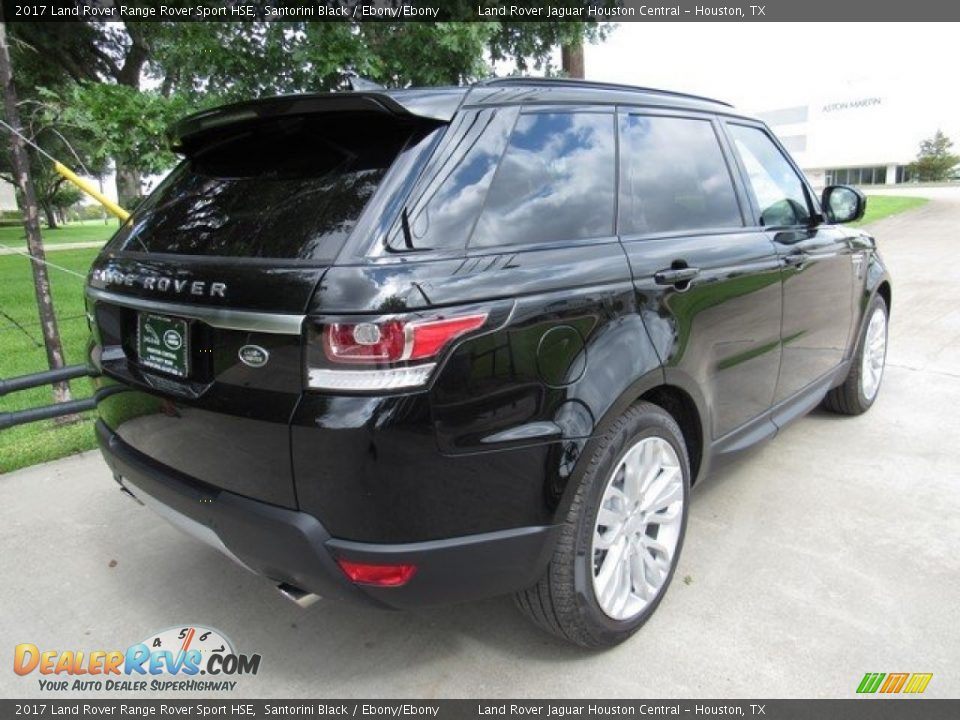 2017 Land Rover Range Rover Sport HSE Santorini Black / Ebony/Ebony Photo #7