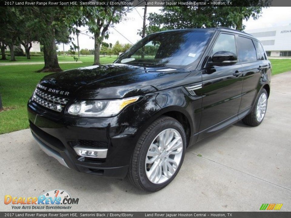 2017 Land Rover Range Rover Sport HSE Santorini Black / Ebony/Ebony Photo #10