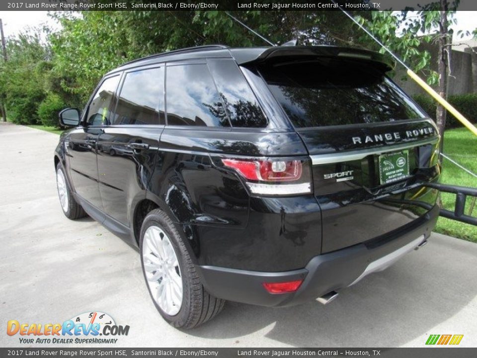 2017 Land Rover Range Rover Sport HSE Santorini Black / Ebony/Ebony Photo #12