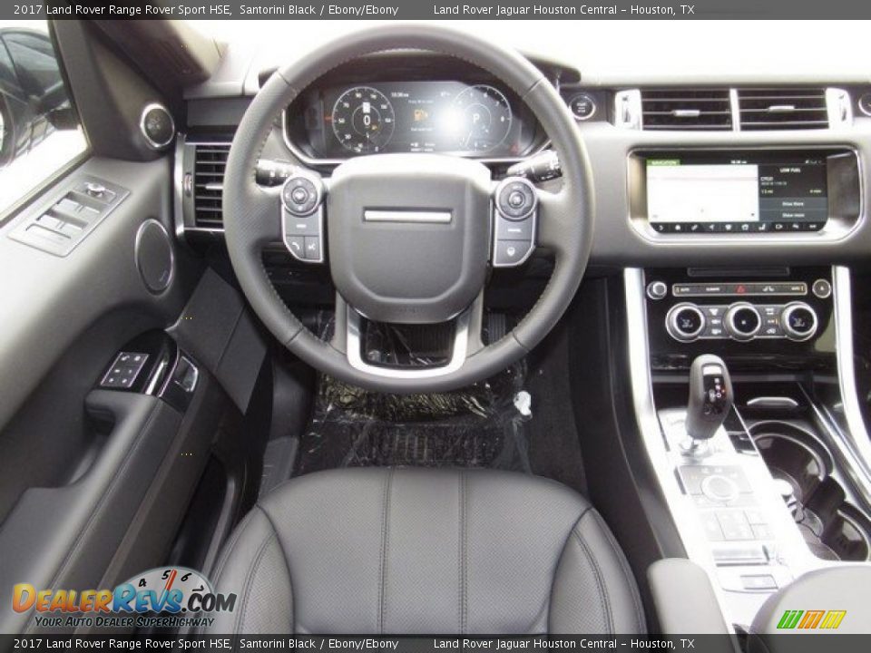 2017 Land Rover Range Rover Sport HSE Santorini Black / Ebony/Ebony Photo #13