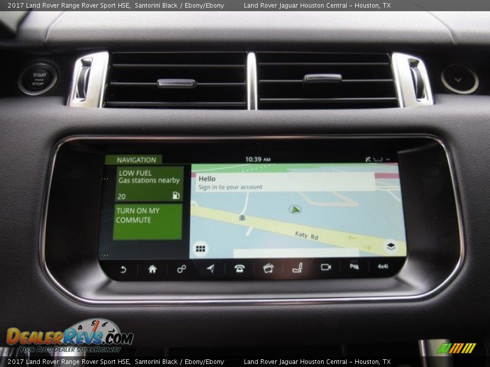 2017 Land Rover Range Rover Sport HSE Santorini Black / Ebony/Ebony Photo #20