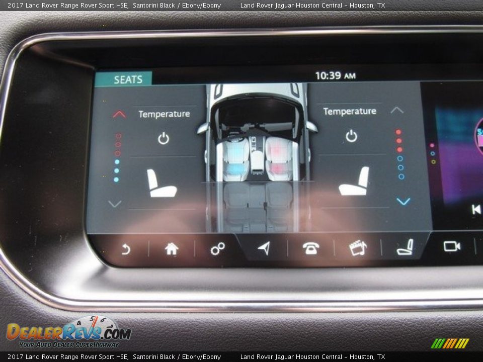 2017 Land Rover Range Rover Sport HSE Santorini Black / Ebony/Ebony Photo #22
