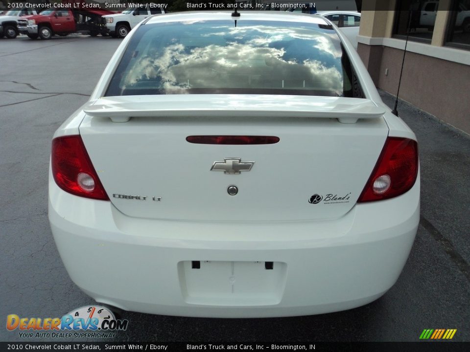 2010 Chevrolet Cobalt LT Sedan Summit White / Ebony Photo #24