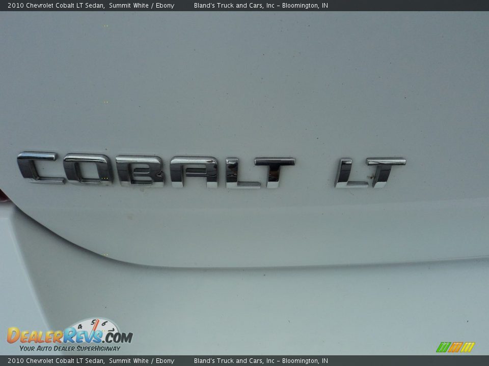 2010 Chevrolet Cobalt LT Sedan Summit White / Ebony Photo #25