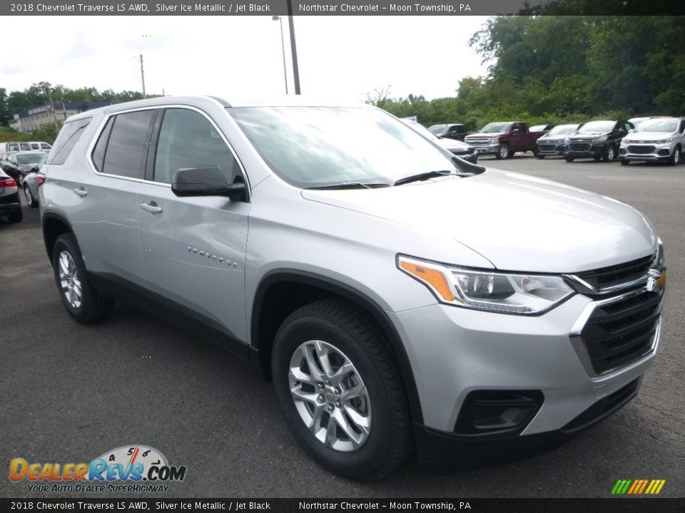 Silver Ice Metallic 2018 Chevrolet Traverse LS AWD Photo #7