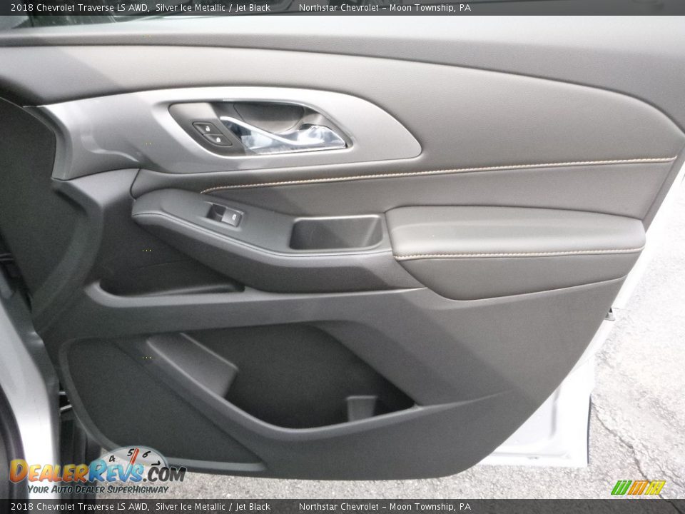 2018 Chevrolet Traverse LS AWD Silver Ice Metallic / Jet Black Photo #10