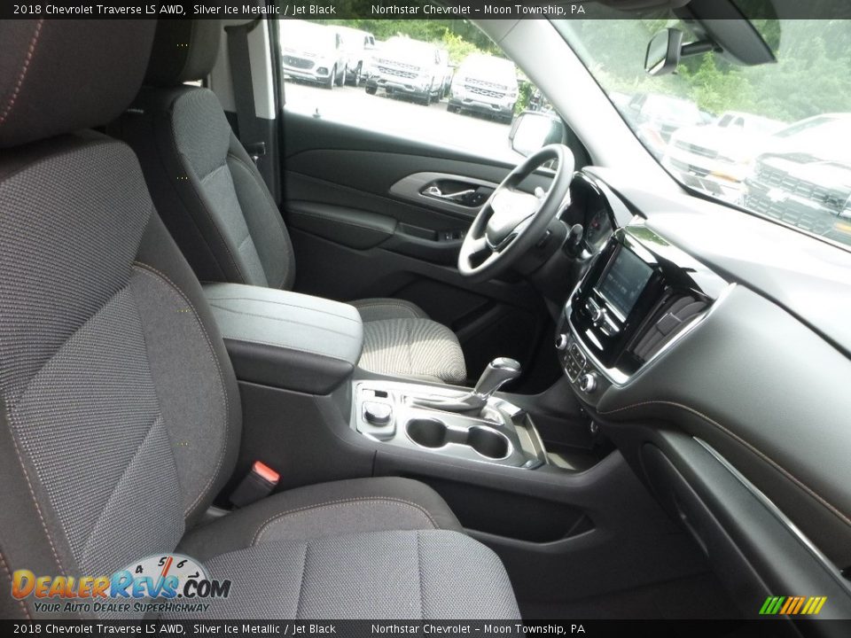 2018 Chevrolet Traverse LS AWD Silver Ice Metallic / Jet Black Photo #11