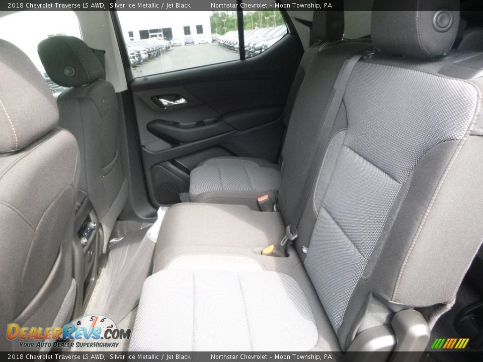 2018 Chevrolet Traverse LS AWD Silver Ice Metallic / Jet Black Photo #13