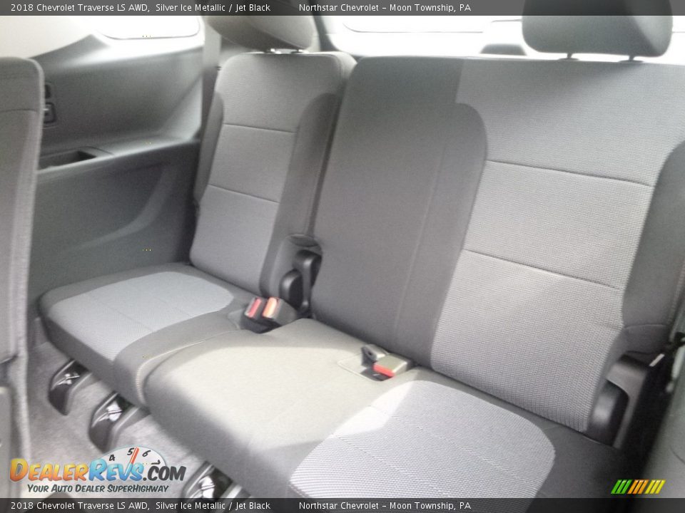 2018 Chevrolet Traverse LS AWD Silver Ice Metallic / Jet Black Photo #14