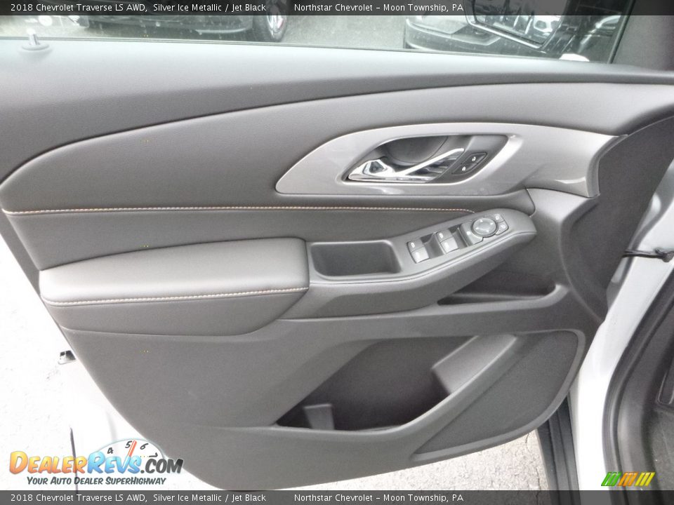 2018 Chevrolet Traverse LS AWD Silver Ice Metallic / Jet Black Photo #16