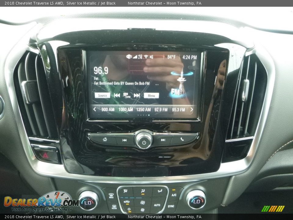 2018 Chevrolet Traverse LS AWD Silver Ice Metallic / Jet Black Photo #19