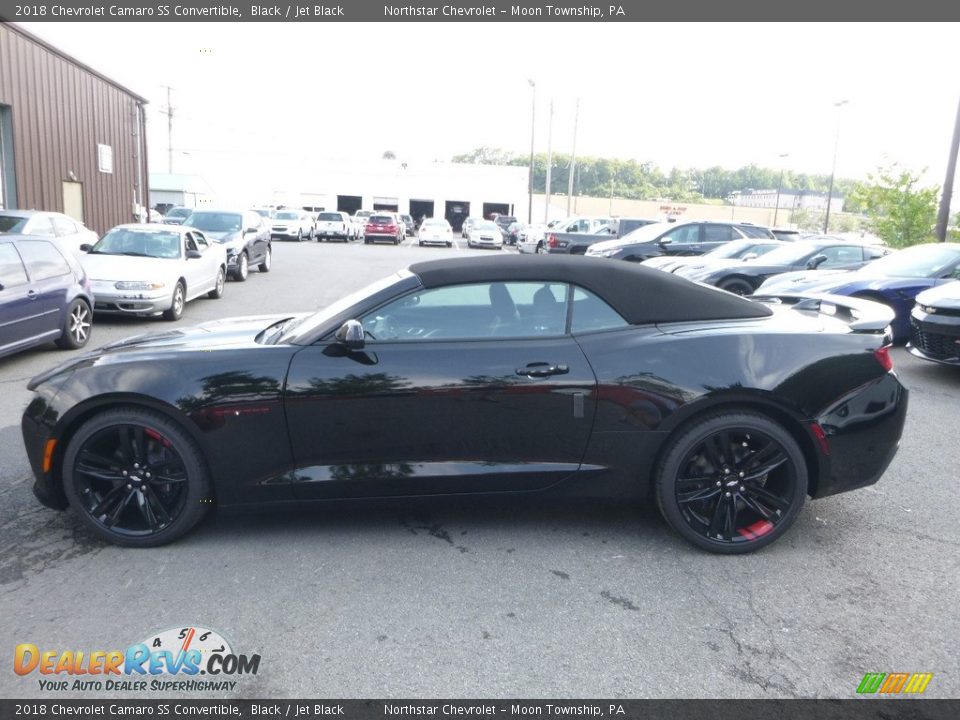2018 Chevrolet Camaro SS Convertible Black / Jet Black Photo #2