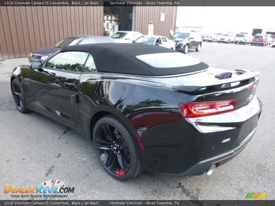 2018 Chevrolet Camaro SS Convertible Black / Jet Black Photo #3