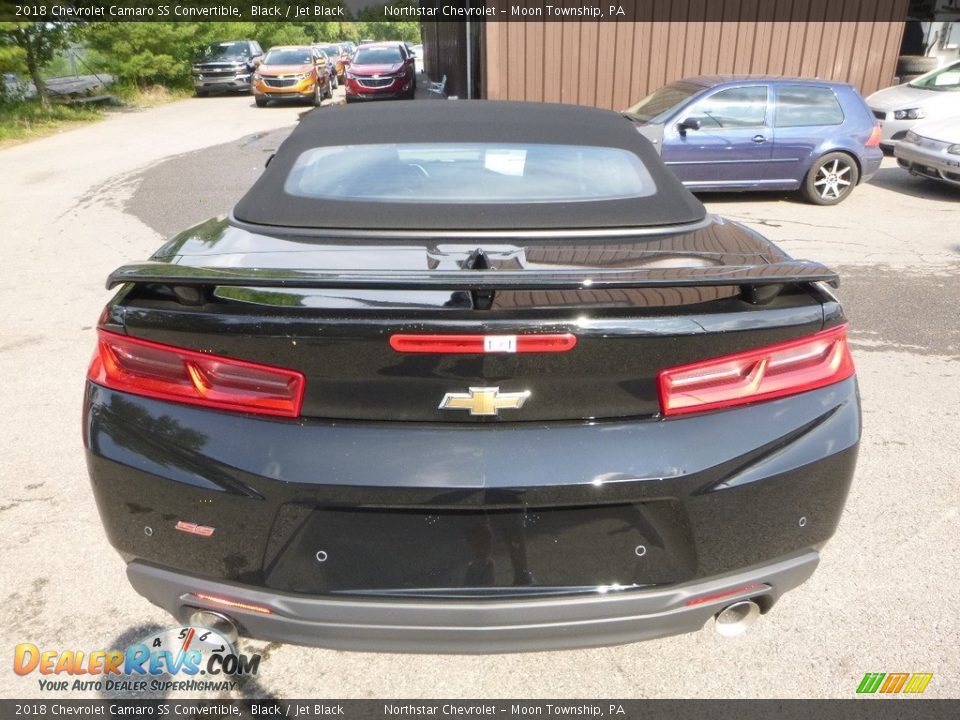 2018 Chevrolet Camaro SS Convertible Black / Jet Black Photo #4