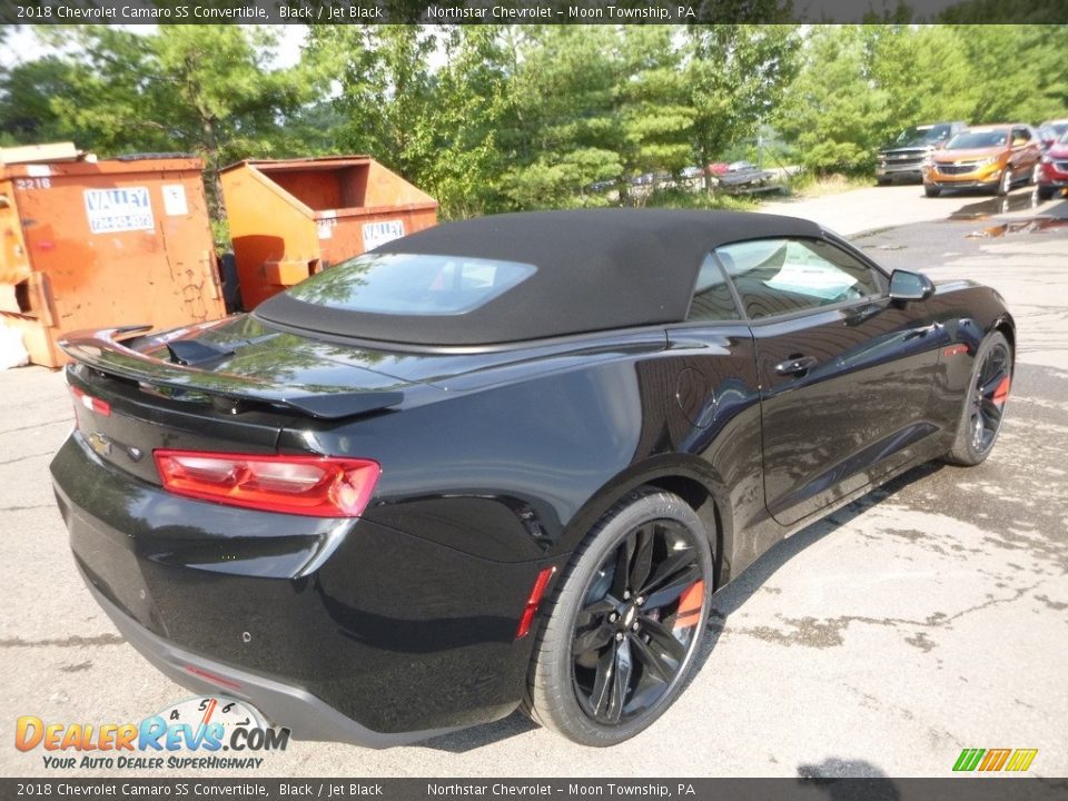 2018 Chevrolet Camaro SS Convertible Black / Jet Black Photo #5