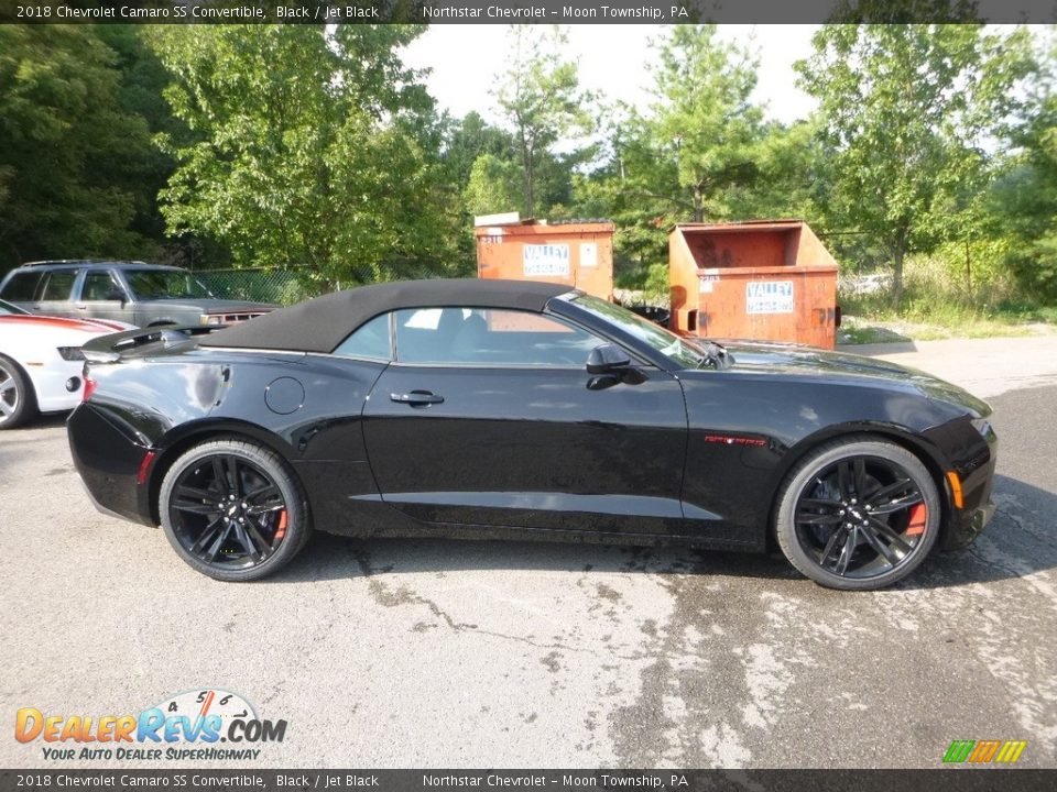 2018 Chevrolet Camaro SS Convertible Black / Jet Black Photo #6