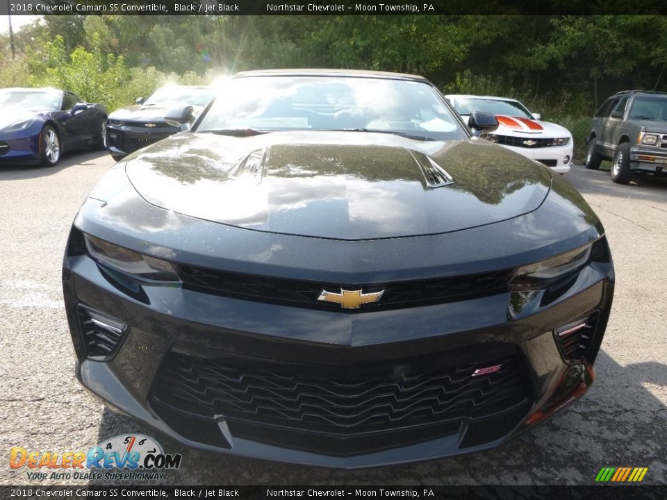 2018 Chevrolet Camaro SS Convertible Black / Jet Black Photo #8