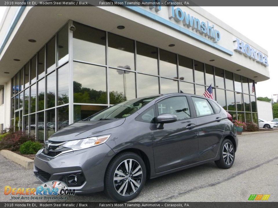 2018 Honda Fit EX Modern Steel Metallic / Black Photo #1