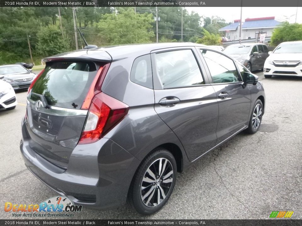 2018 Honda Fit EX Modern Steel Metallic / Black Photo #4
