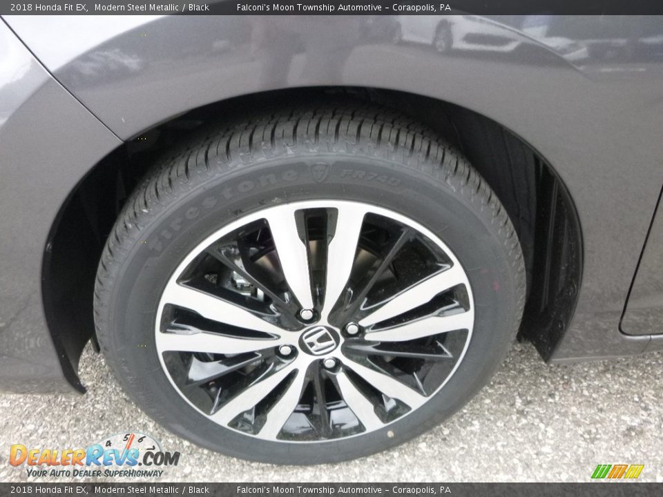 2018 Honda Fit EX Modern Steel Metallic / Black Photo #7