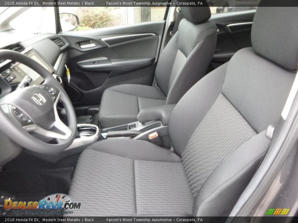 Black Interior - 2018 Honda Fit EX Photo #8