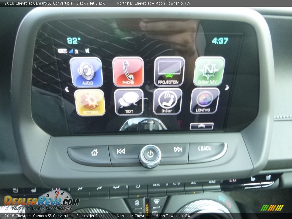 2018 Chevrolet Camaro SS Convertible Black / Jet Black Photo #17
