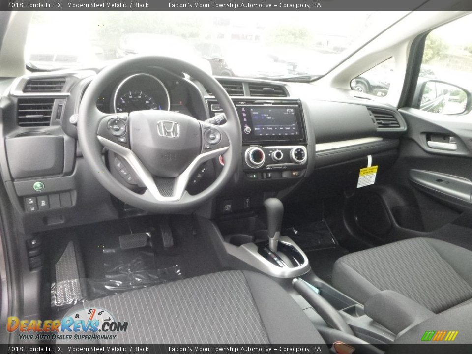 Black Interior - 2018 Honda Fit EX Photo #10