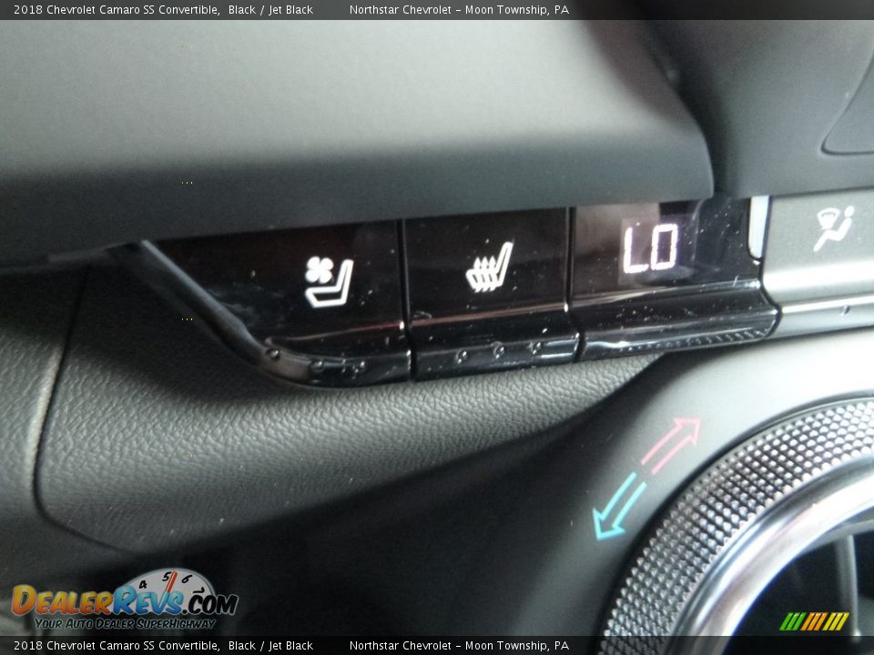 2018 Chevrolet Camaro SS Convertible Black / Jet Black Photo #19