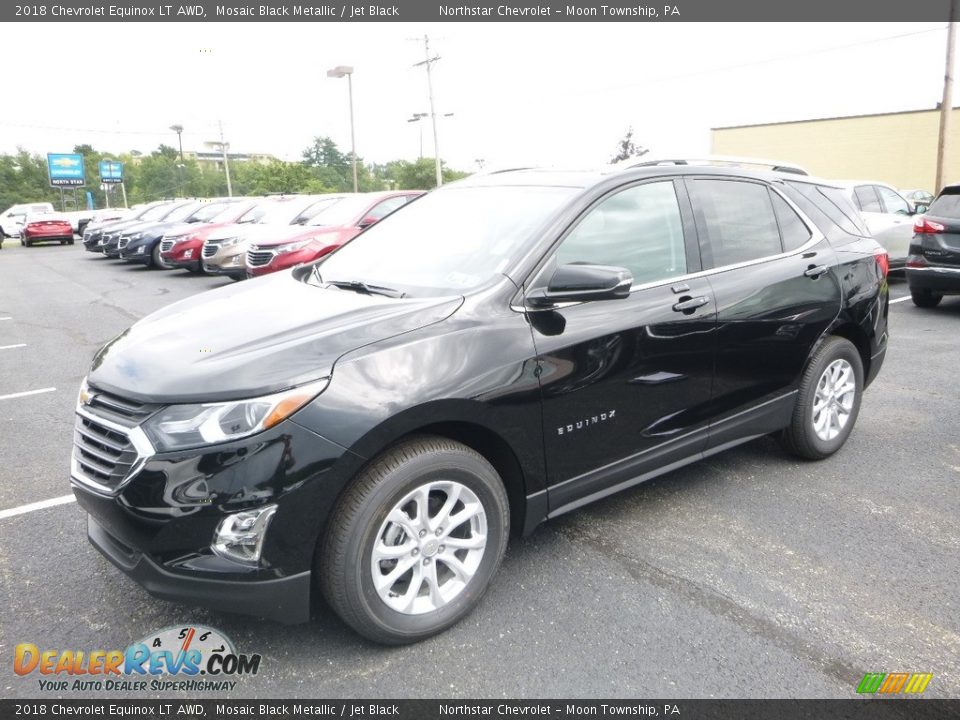 2018 Chevrolet Equinox LT AWD Mosaic Black Metallic / Jet Black Photo #1