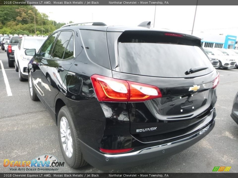 2018 Chevrolet Equinox LT AWD Mosaic Black Metallic / Jet Black Photo #3
