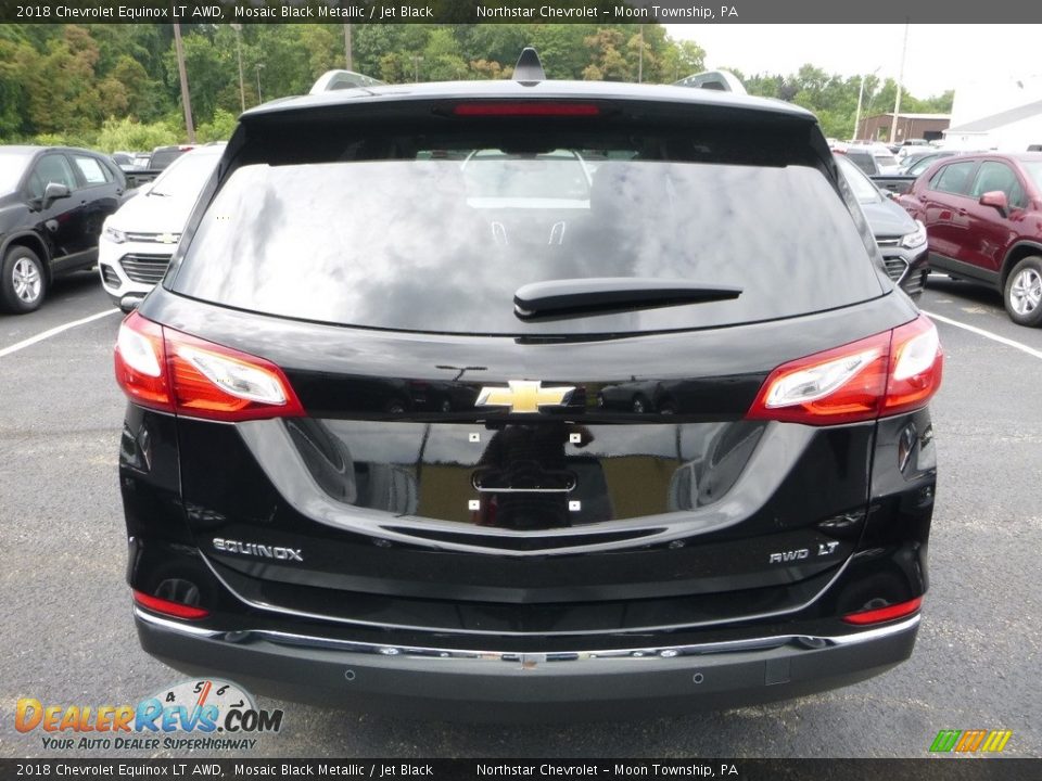 2018 Chevrolet Equinox LT AWD Mosaic Black Metallic / Jet Black Photo #4