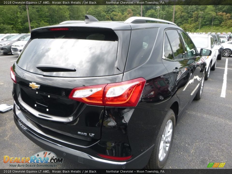 2018 Chevrolet Equinox LT AWD Mosaic Black Metallic / Jet Black Photo #5