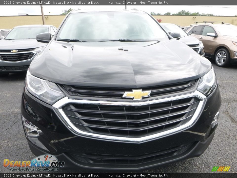 2018 Chevrolet Equinox LT AWD Mosaic Black Metallic / Jet Black Photo #8