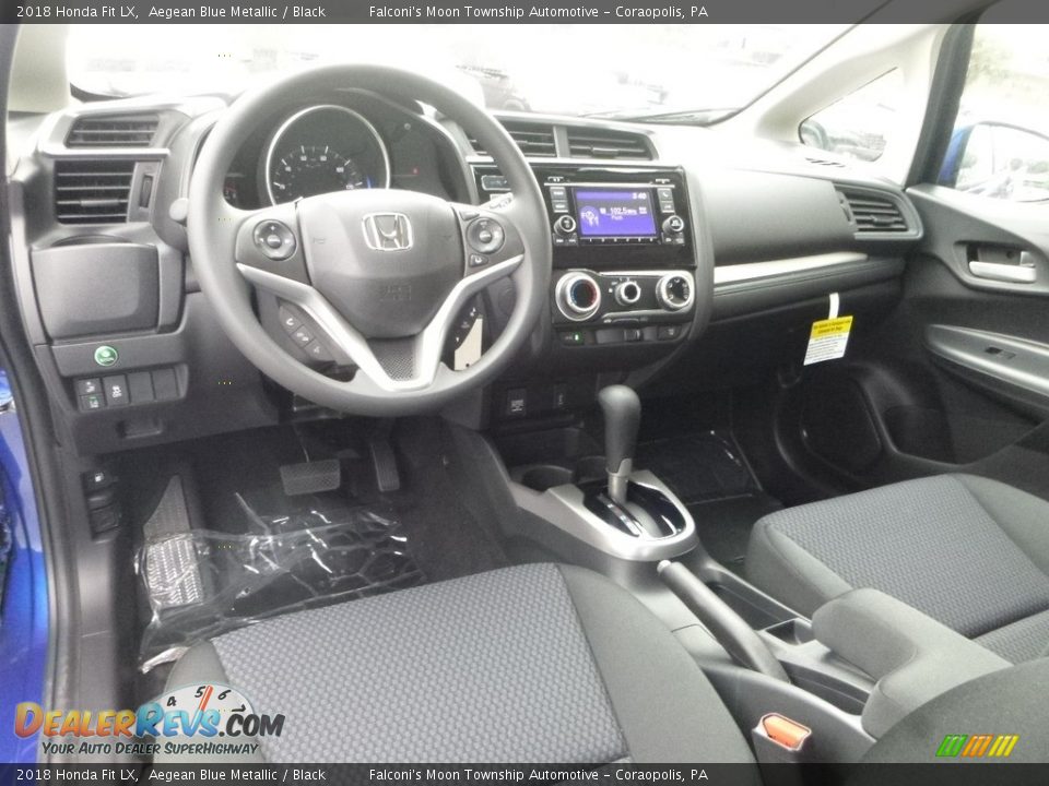 Black Interior - 2018 Honda Fit LX Photo #10