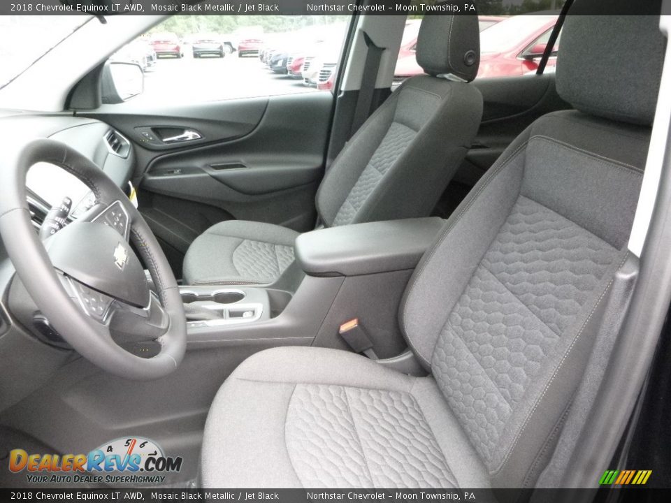 2018 Chevrolet Equinox LT AWD Mosaic Black Metallic / Jet Black Photo #15
