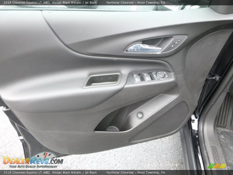 2018 Chevrolet Equinox LT AWD Mosaic Black Metallic / Jet Black Photo #16