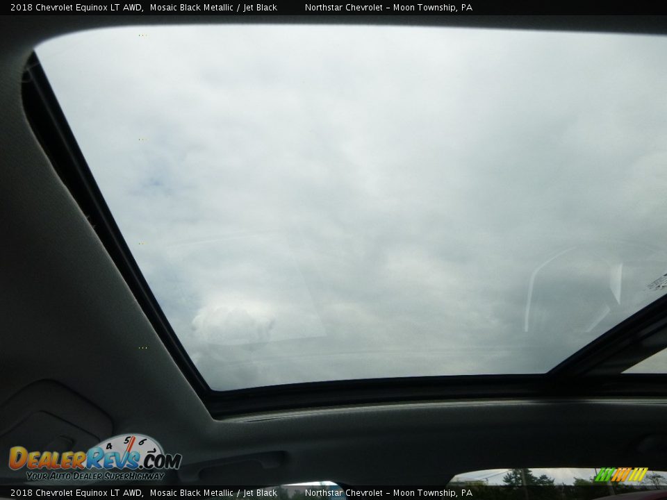 2018 Chevrolet Equinox LT AWD Mosaic Black Metallic / Jet Black Photo #18