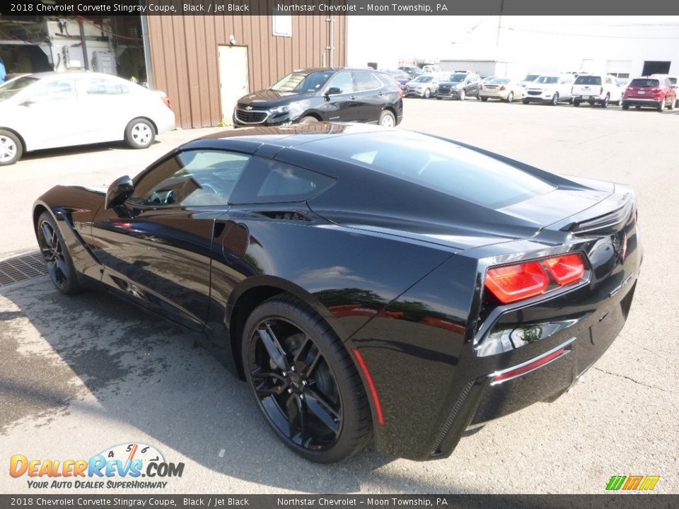 2018 Chevrolet Corvette Stingray Coupe Black / Jet Black Photo #3