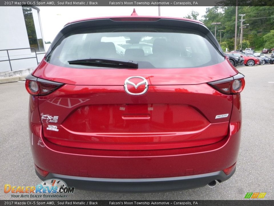 2017 Mazda CX-5 Sport AWD Soul Red Metallic / Black Photo #6